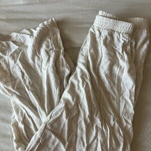 PETITE LINEN PANTS